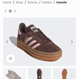 Adidas Gazelle Women's Sneakers - Chocolate and Blush